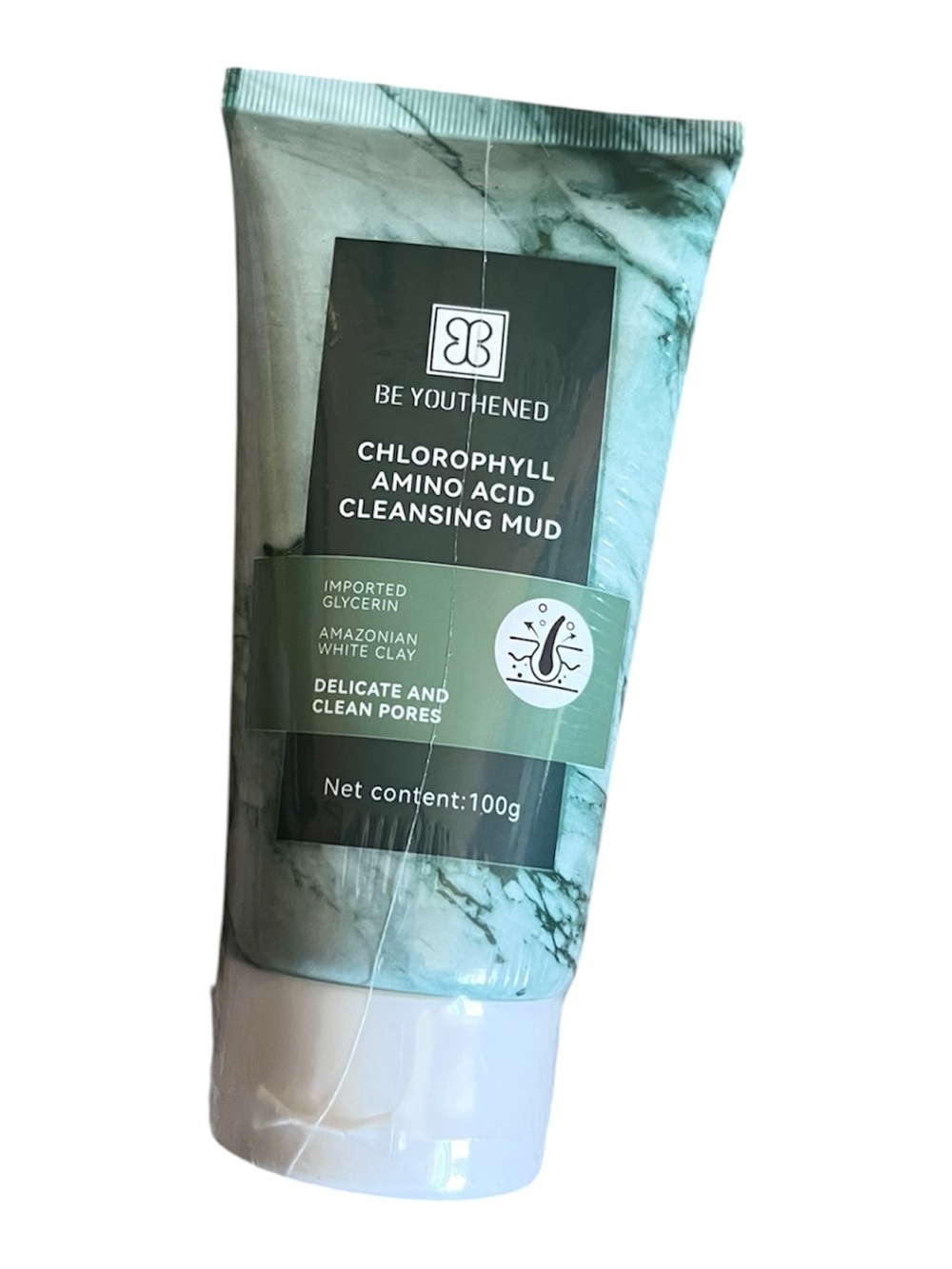 BE YOUTHENED Chlorophyll Amino Acid Cleansing Mud – 100g – NEW & SEALED